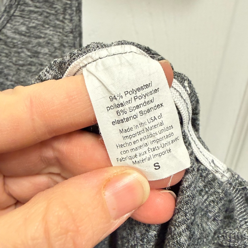 Beyond the Bump x Beyond Yoga Grey Spacedye Maternity Athletic Tank - Picture 6 of 11